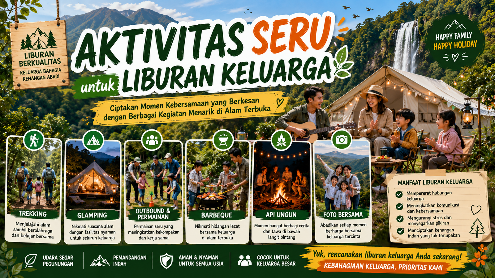 Read more about the article Aktivitas Seru untuk Liburan Keluarga