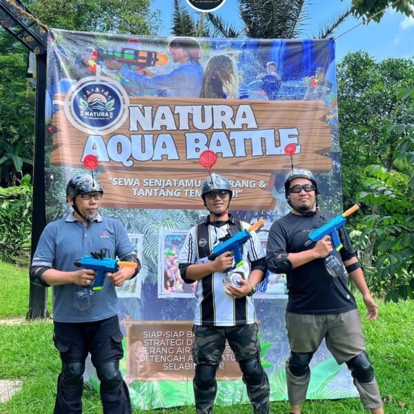 Aqua Battle Bareng Anak Keluarga Teman di Alam Sukabumi (2)