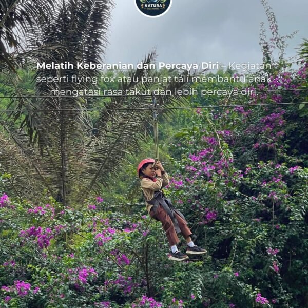 Flying Fox untuk Anak di Natura Sukabumi (4)