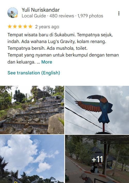 Testimoni & Review Bintang 5 Pengunjung Wisawatan Yang Puas (3)