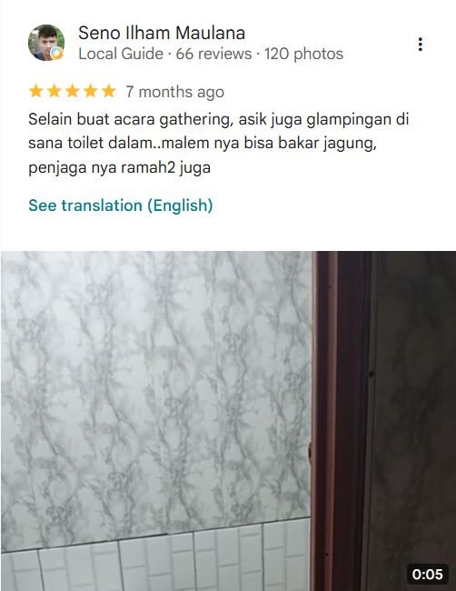Testimoni & Review Bintang 5 Pengunjung Wisawatan Yang Puas (5)