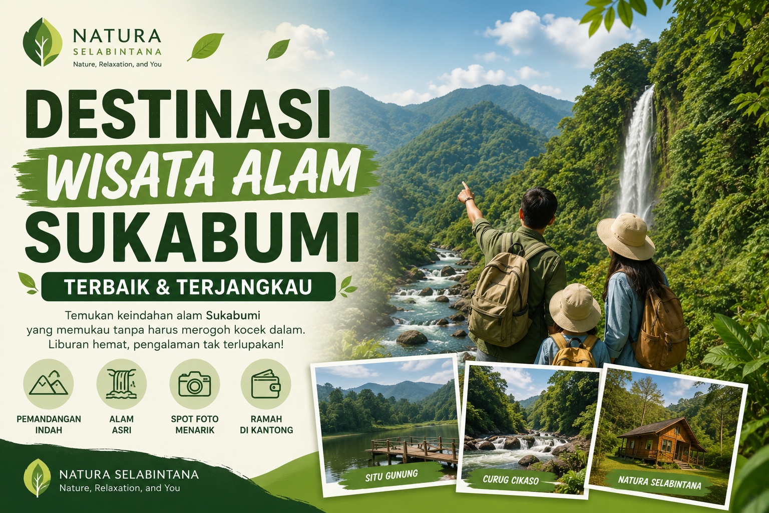 Read more about the article Destinasi Wisata Alam Sukabumi Terbaik dan Terjangkau