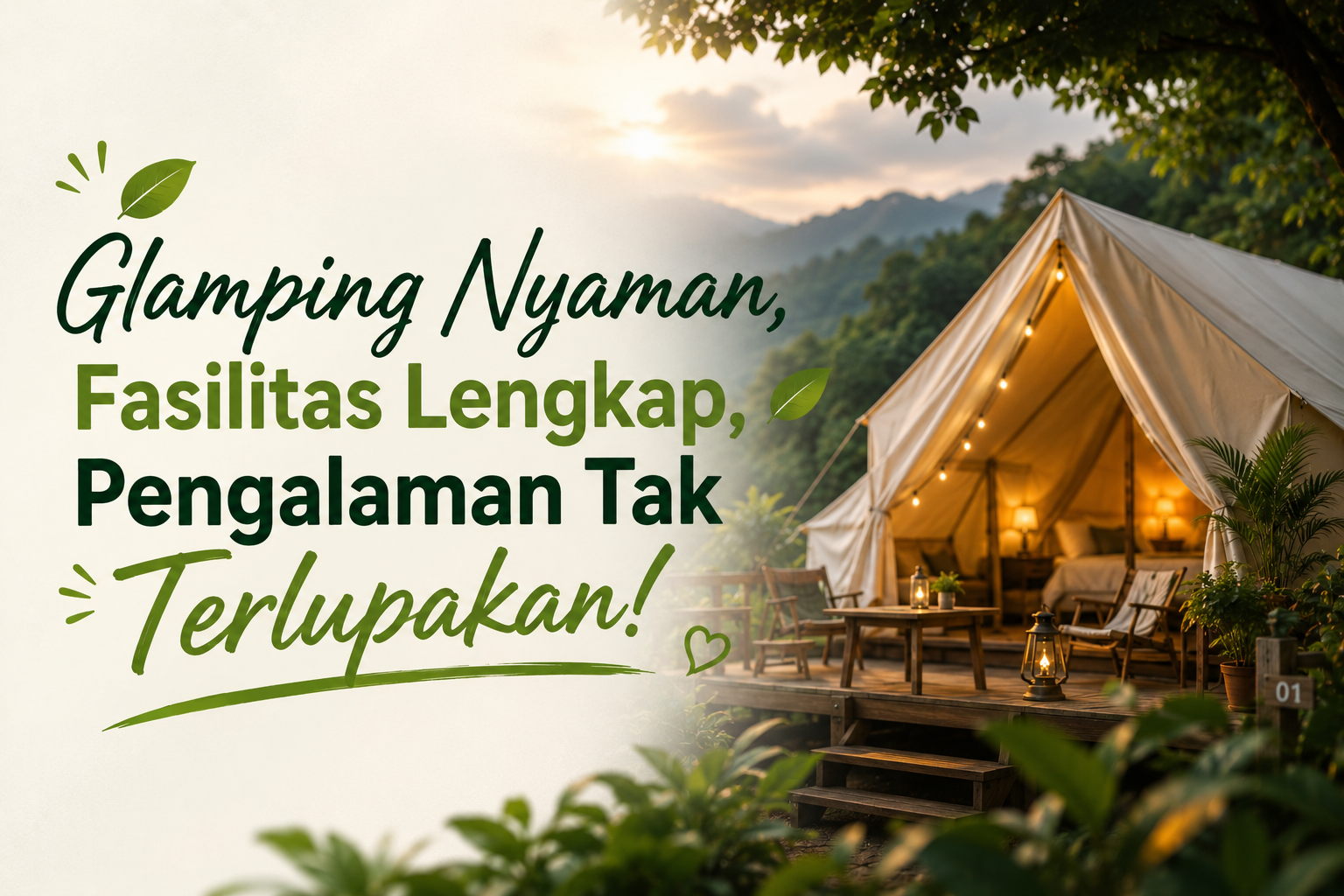 Read more about the article Mengenal Paket Glamping Natura Selabintana dan Fasilitasnya